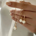 Authentieke Parelketting met Pareloorbellen