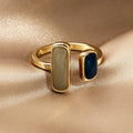Ring Dubbele Smaragd